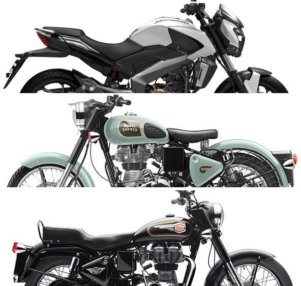 bajaj dominar 400 vs royal enfield 350 classic bullet