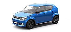 maruti ignis official colour options tinsel blue