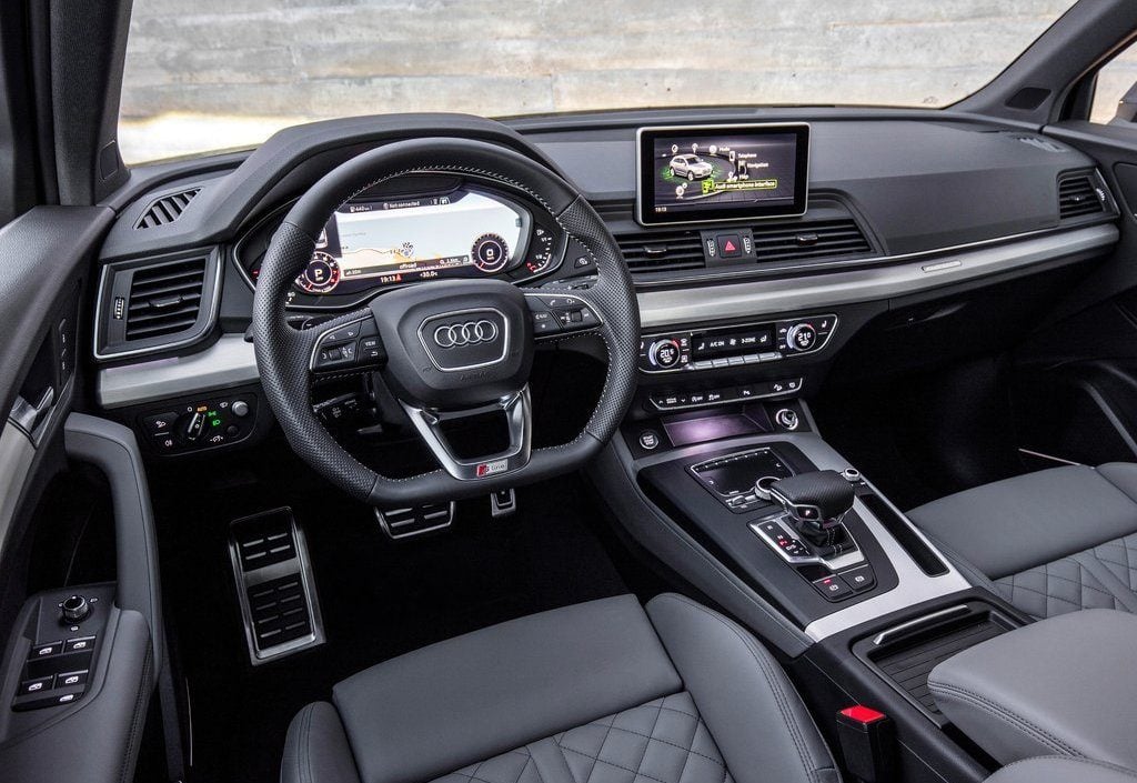 2017 audi q5 india official images dashboard interiors CarBlogIndia