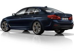 2017 bmw 5 series india official image rear angle