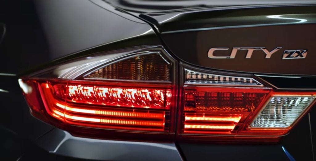 2017 honda city official image led tail lamps