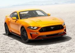 2018 ford-mustang official image front angle