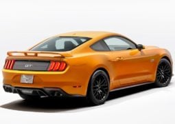 2018 ford-mustang official image rear angle