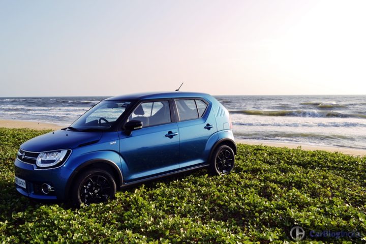 maruti ignis test drive review images 