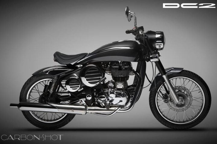 Modified Royal Enfield Classic by Dc Design Side