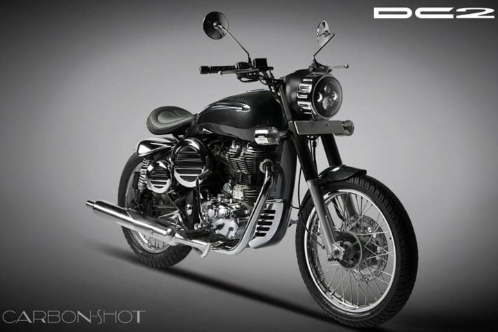 Modified Royal Enfield Classic by DC Design front angle