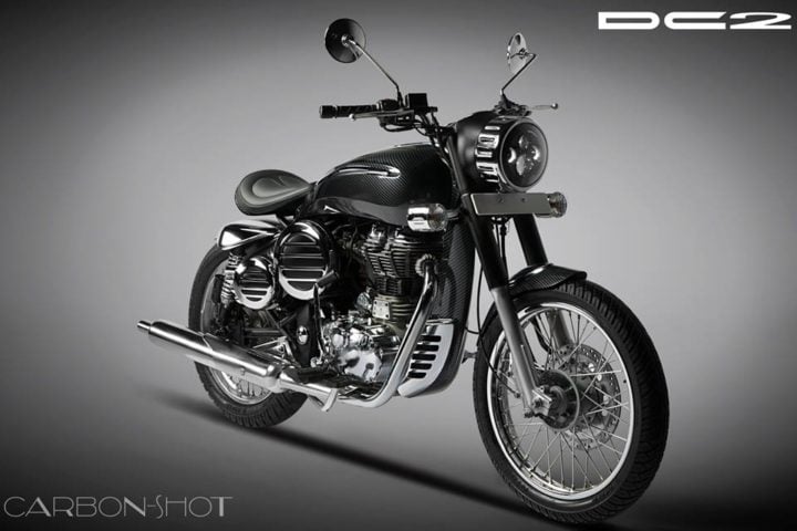 Modified Royal Enfield Classic by Dc Design Front Angle