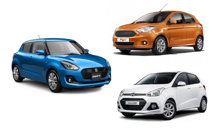 New 2017 Maruti Swift vs Hyundai Grand i10 vs Ford Figo Comparison