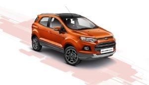 ford ecosport platinum edition front angle