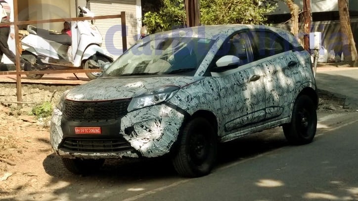 tata nexon spy shots