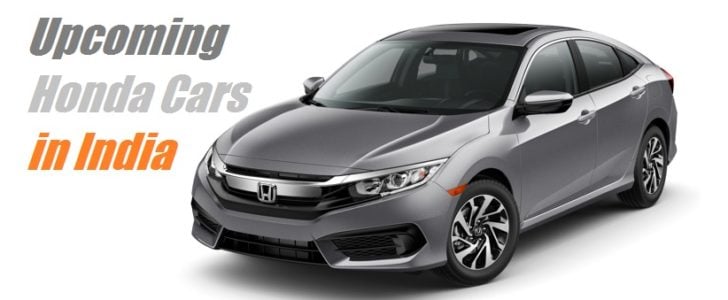 upcoming honda cars in india