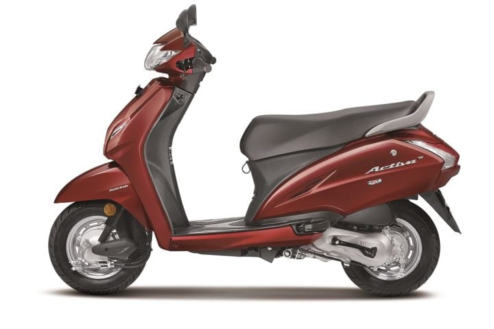 2017 Honda Activa 4g Side View