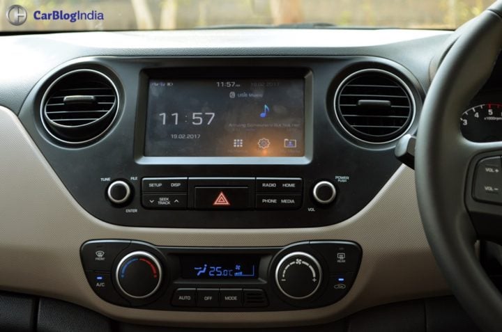 2017 hyundai grand i10 facelift test drive review touchscreen