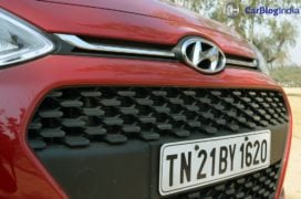 2017 hyundai grand i10 facelift test drive review grille