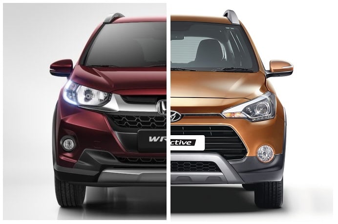 honda wrv vs hyundai i20 active comparison