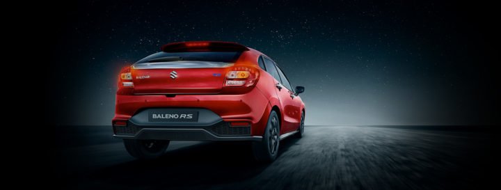 maruti baleno rs official image wallpaper rear angle