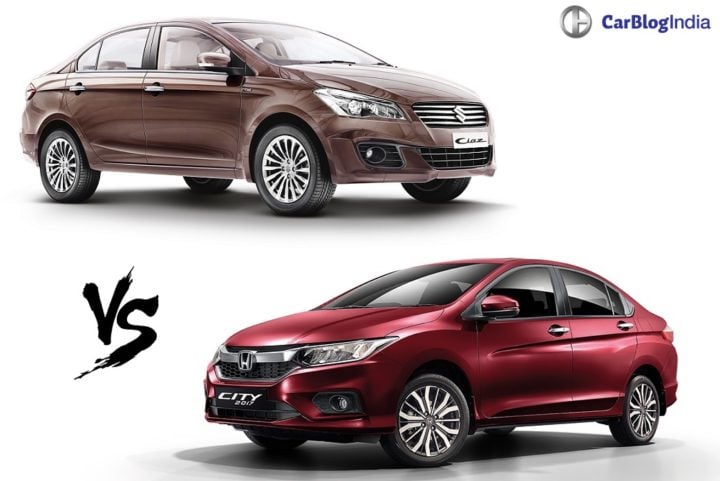 maruti ciaz vs honda city 