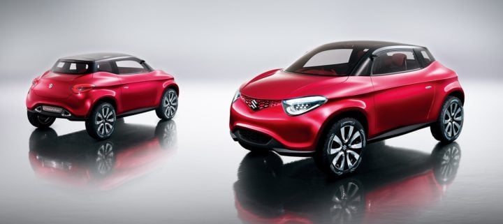 new Maruti small car suzuki crosshiker concept images