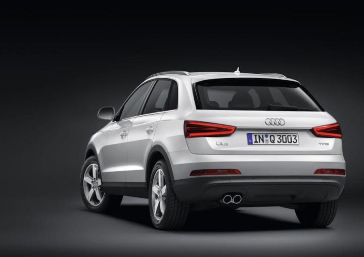 2017 audi q3 india petrol rear angle