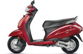 2017 Honda Activa 4g Colours Lusty Red