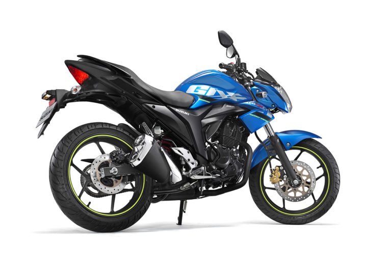 2017 Suzuki Gixxer Official Images Blue