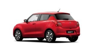 2018 maruti suzuki swift official images rear angle