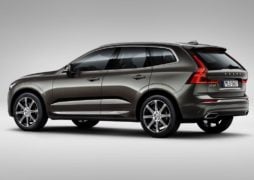 2018 volvo xc60 india official images rear angle