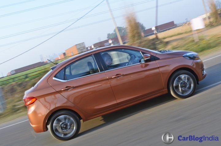 tata tigor test drive review images