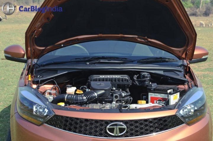 tata tigor test drive review images engine compartment