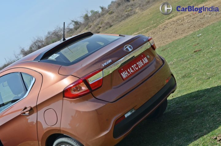 tata tigor test drive review images rear