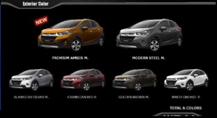 honda wrv colours images