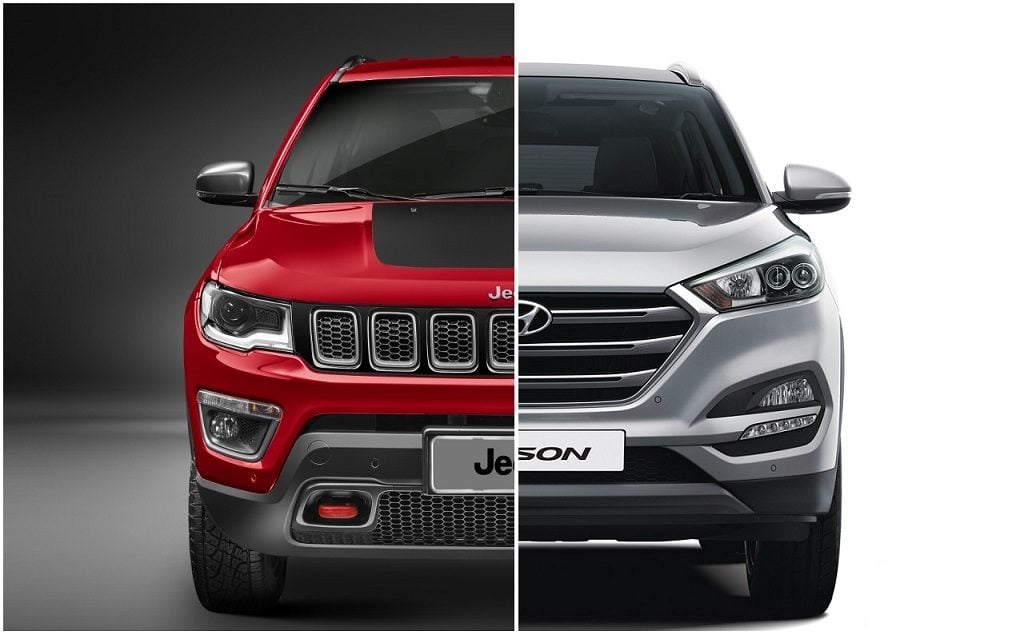 Jeep Compass vs Hyundai Tucson Comparison of Price, Specifications