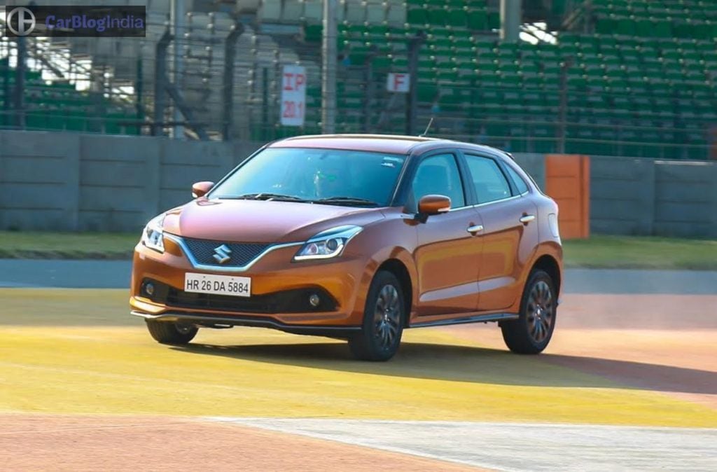 maruti baleno rs test drive examen images avant