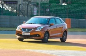 maruti baleno rs test drive review images front