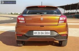 Maruti Baleno Rs Test Drive Review Images Rear