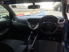 maruti baleno rs test drive review images interior dashboard