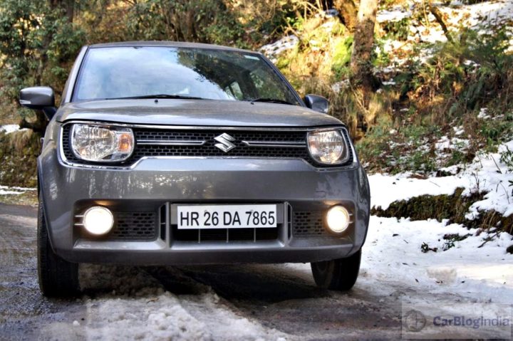 maruti ignis amt petrol review images