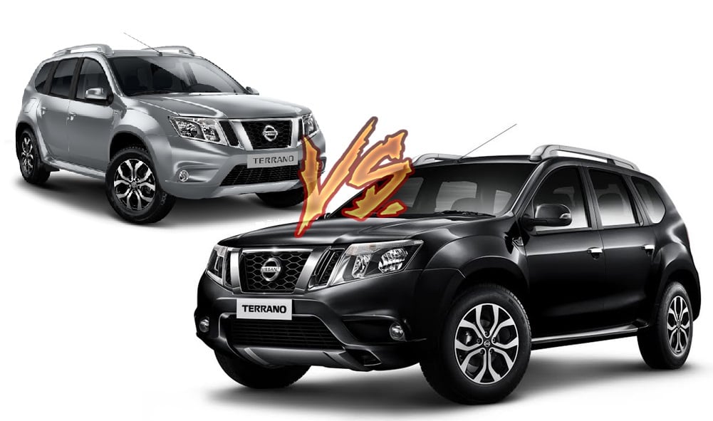 new 2017 nissan terrano vs old model comparison