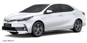 new toyota corolla altis 2017 colours super white