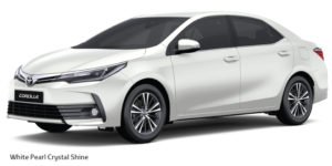 new toyota corolla altis 2017 colours white pearl