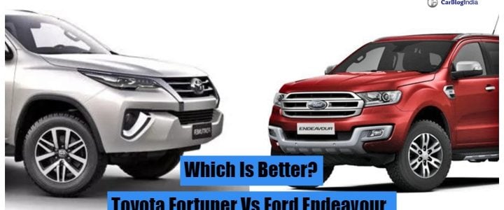 Toyota Fortuner Vs Ford Endeavour 1 Image