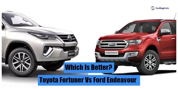 Toyota Fortuner Vs Ford Endeavour 1 Image