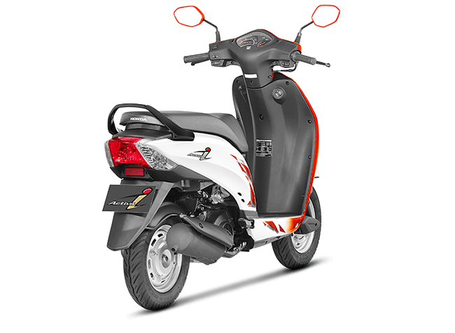 2017 honda activa i rear angle