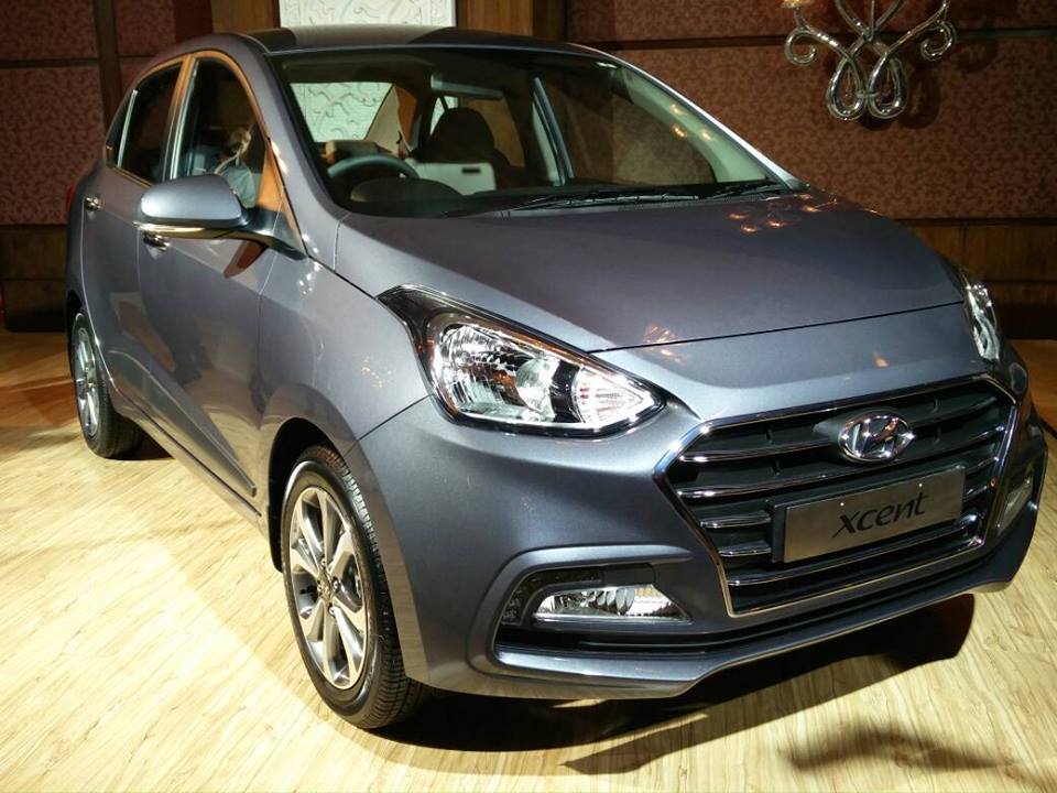 new look 2017 hyundai xcent facelift images