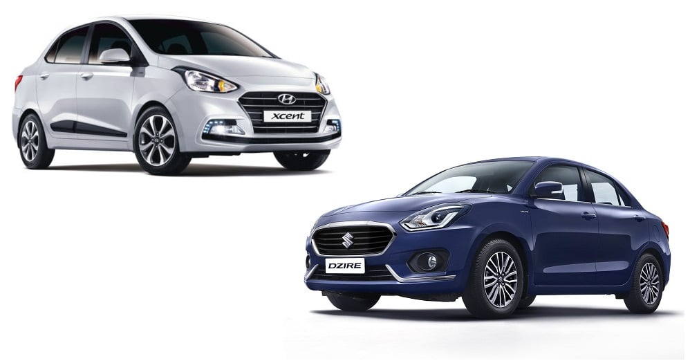 2017 hyundai xcent vs 2017 maruti dzire cover