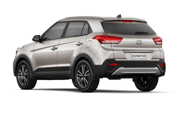 2018 Hyundai Creta Facelift Rear Angle