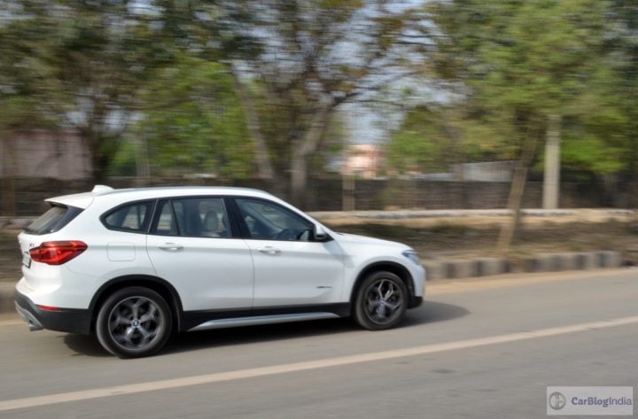 bmw x1 review images side action shot