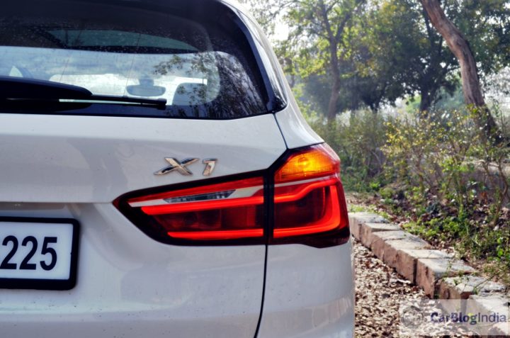 bmw x1 review india images rear taillight