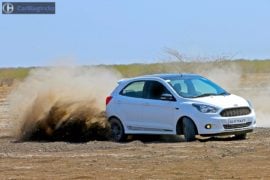 2017 ford figo s test drive review action image