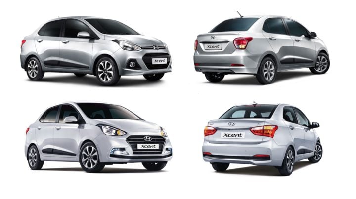 hyundai xcent old vs new